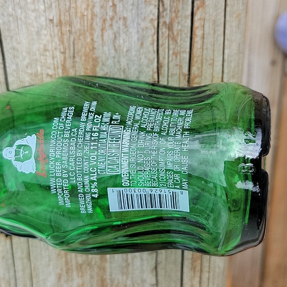 Lucky Buddha Beer Bottle.  Features Laughing Buddha. - Picture 10 of 16
